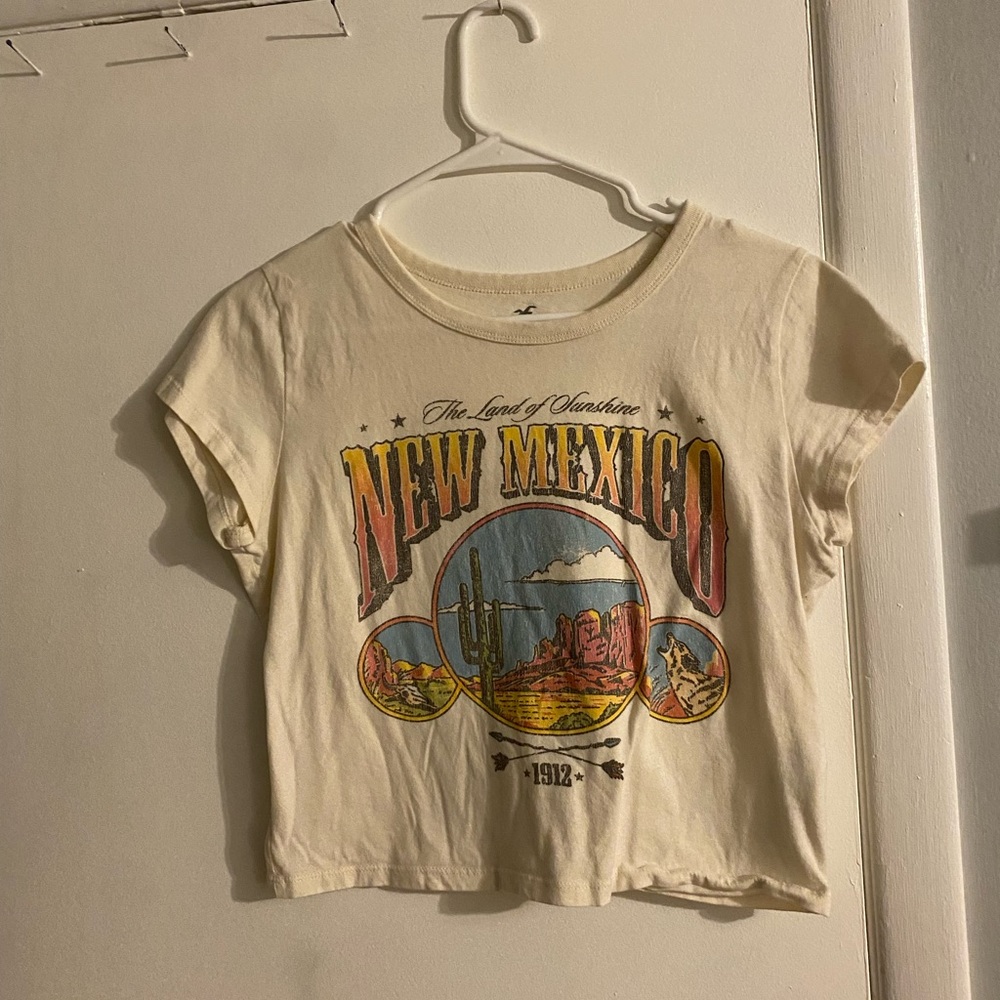 Hollister - Cropped Graphic Tee